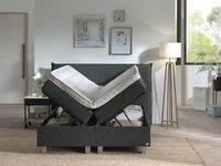 Dreamhouse - Plane Boxspring met opbergruimte - Antraciet - 160 x 200 / zonder montage