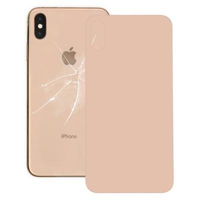 Glazen batterij back cover voor iPhone XS (goud)