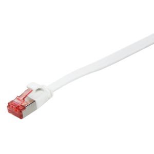 LogiLink CF2081S RJ45 Netwerkkabel, patchkabel CAT 6 U/FTP 7.50 m Wit Vergulde steekcontacten 1 stuk(s)