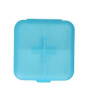 JVDL Pillendoos plus 4 vakken blauw