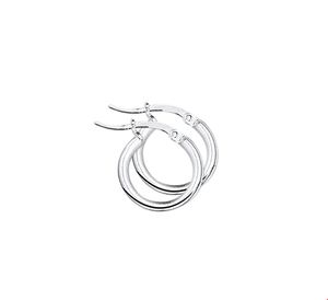 TFT Creolen Ronde Buis Zilver Glanzend 3 mm x 16 mm