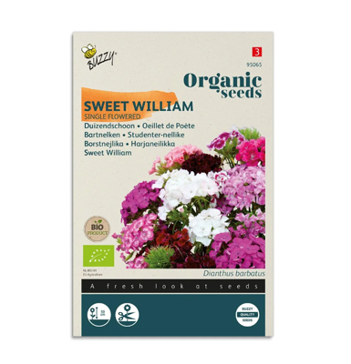 Zaden dianthus enkel gemengd 1 gram - Tuinplus