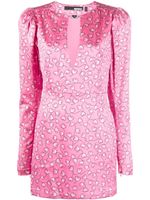 ROTATE BIRGER CHRISTENSEN robe satiné à imprimé cœur - Rose