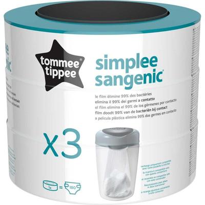 Tommee Tippee Simplee sangenic cassettes x3 Tommee Tippee Simplee sangenic cassettes x3