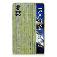 Xiaomi Poco X4 Pro 5G | Bumper Hoesje | Green Wood