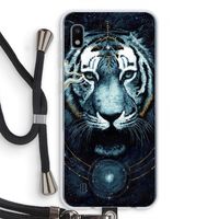 Darkness Tiger: Samsung Galaxy A10 Transparant Hoesje met koord