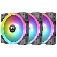 Thermaltake CL-F144-PL14SW-A PC-ventilator Zwart, Transparant, RGB (b x h x d) 140 x 140 x 25 mm Incl. RGB-verlichtingsbesturing - thumbnail