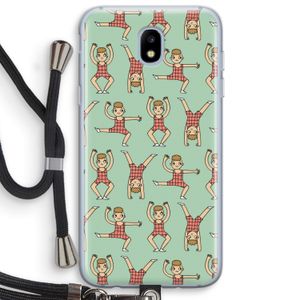 Gymboys: Samsung Galaxy J5 (2017) Transparant Hoesje met koord