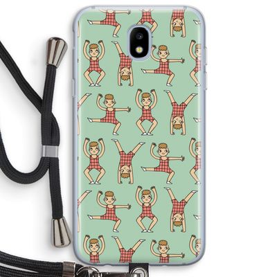 Gymboys: Samsung Galaxy J5 (2017) Transparant Hoesje met koord