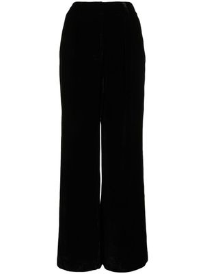 Ulla Johnson pantalon Veronica en velours à coupe ample - Noir