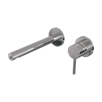Brauer Chrome Edition Wastafelmengkraan inbouw - rechte uitloop links - hendel lang smal - model A 1 - chroom 5-CE-004-S2-65
