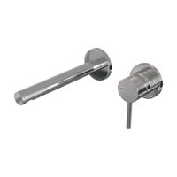 Brauer Chrome Edition Wastafelmengkraan inbouw - rechte uitloop links - hendel lang smal - model A 1 - chroom 5-CE-004-S2-65