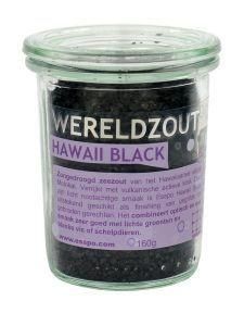 Wereldzout Hawaii black glas