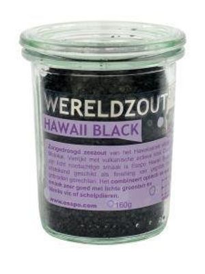 Wereldzout Hawaii black glas
