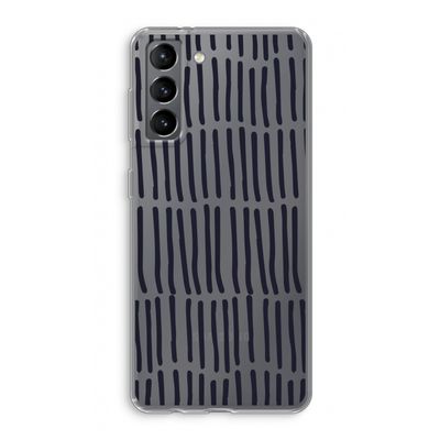 Moroccan stripes: Samsung Galaxy S21 Transparant Hoesje