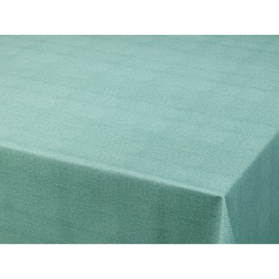 Tafelzeil/tafelkleed gemeleerd turquoise look 140 x 220 cm - Tafelzeil/tafelkleed gemeleerd turquoise look 140 x 220 cm -