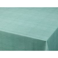 Tafelzeil/tafelkleed gemeleerd turquoise look 140 x 220 cm   - - thumbnail