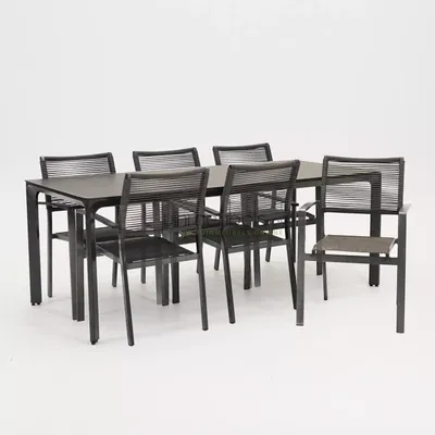 Tuinstoel Vito rope met Carcassonne 200 x 90 cm