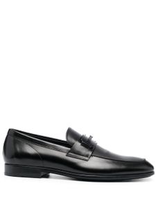 Tod's mocassins Double T en cuir - Noir