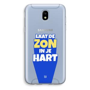 Laat de zon in je hart: Samsung Galaxy J5 (2017) Transparant Hoesje