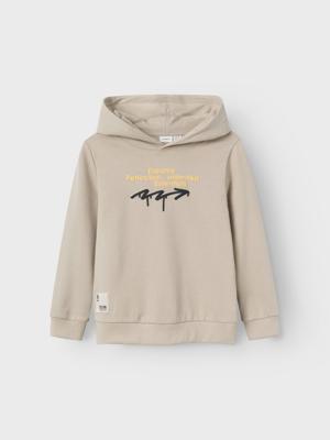 Name it winter sweater jongens - taupe - NkmPbrosan