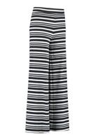 Madeleine big stripe trousers - off white/black - 07148
