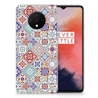 OnePlus 7T | TPU | Siliconen hoesje | Tiles Color OnePlus 7T | TPU | Siliconen hoesje | Tiles Color