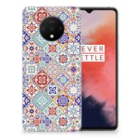 OnePlus 7T | TPU | Siliconen hoesje | Tiles Color