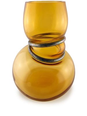 Vanessa Mitrani vase Double Ring à fini poli - Jaune
