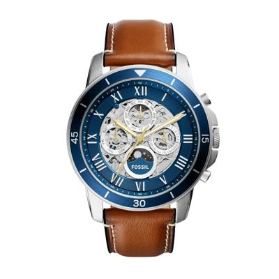 Fossil Grant ME3140 zilveren roestvrijstalen automatische dresswatch voor heren