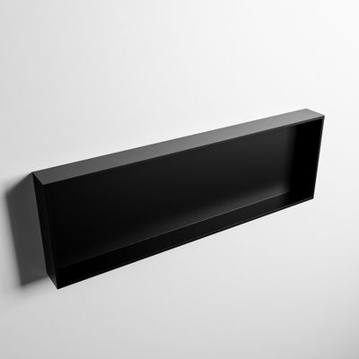MONDIAZ EASY Nis 89,5x29,5cm in solid surface kleur Urban | Urban. 1 vak geschikt voor in- of opbouw
