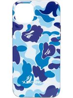 A BATHING APE® coque d'iPhone 14 Plus à imprimé abstrait - Bleu