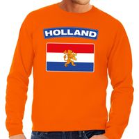 Oranje Holland vlag sweater heren - thumbnail