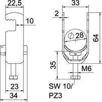 OBO Bettermann 1187620 Beugelklem 1 stuk(s)