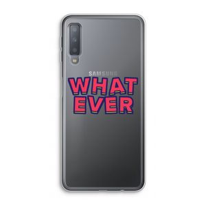 Whatever: Samsung Galaxy A7 (2018) Transparant Hoesje