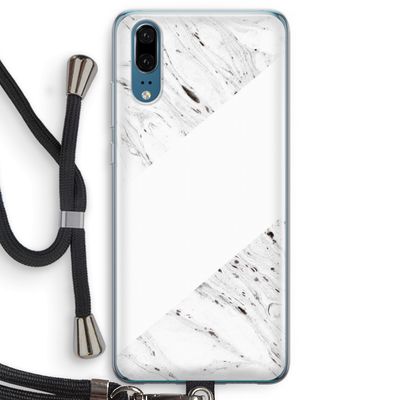 Biggest stripe: Huawei P20 Transparant Hoesje met koord