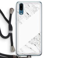 Biggest stripe: Huawei P20 Transparant Hoesje met koord