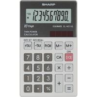 Sharp EL-W211G calculator Pocket Financiële rekenmachine Grijs