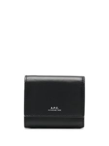 A.P.C. portefeuille Lois à design compact - Noir