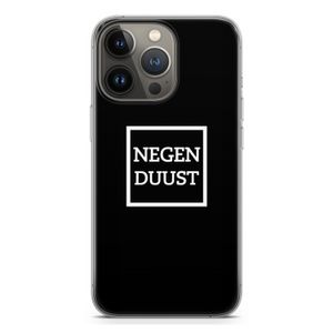 Negenduust black: iPhone 13 Pro Transparant Hoesje