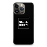 Negenduust black: iPhone 13 Pro Transparant Hoesje