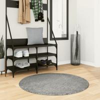 VidaXL Vloerkleed pamplona shaggy hoogpolig modern ø 100 cm groen