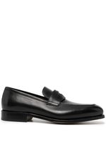 Ferragamo mocassins Tramezza en cuir à entaille penny - Noir Ferragamo mocassins Tramezza en cuir à entaille penny - Noir