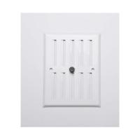 Rooster Fepre Aanpasbaar Aluminium Wit (17 x 13 cm)