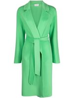 P.A.R.O.S.H. manteau croisé à taille ceinturée - Vert