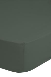 HIP Hoeslaken, Groen - (140x200 cm) - Katoen Satijn