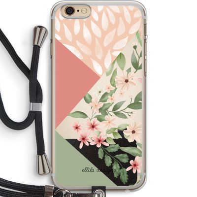 Sweet heaven geometrics: iPhone 6 PLUS / 6S PLUS Transparant Hoesje met koord