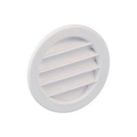 Kunststof ventilatierooster Ø 75 mm grijs