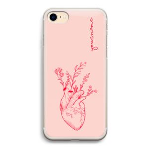 Blooming Heart: iPhone 7 Transparant Hoesje