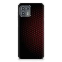 Motorola Edge 20 Lite TPU bumper Geruit Rood - thumbnail